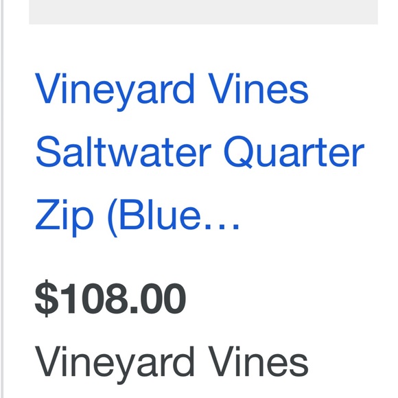 Vineyard Vines Quarter Zip - Picture 3 of 3